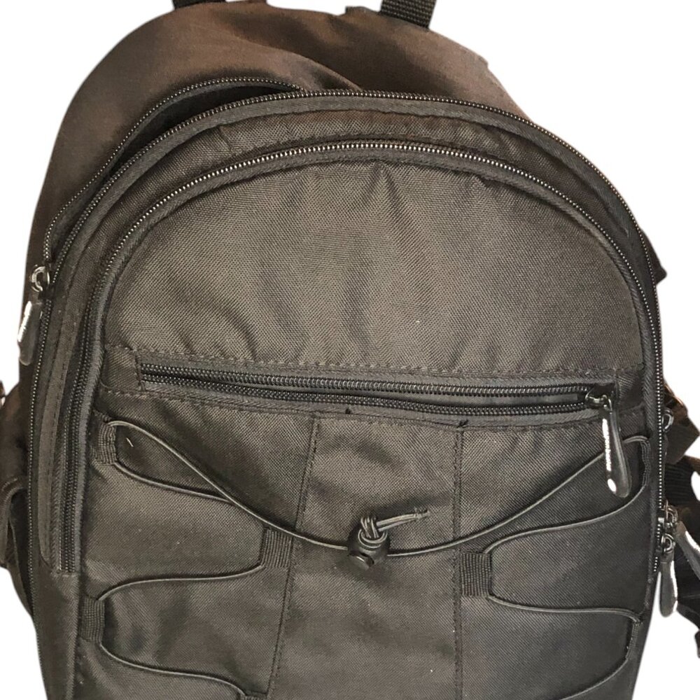 Back Pack Black Amazon Basics Comfortable Carry, Durable Construction